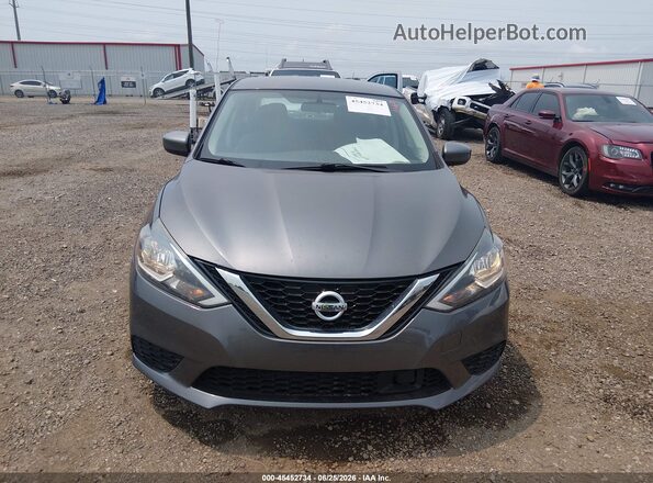 3N1AB7AP9JY331396 2018 NISSAN SENTRA Gray Vista del cuadro de instrumentos