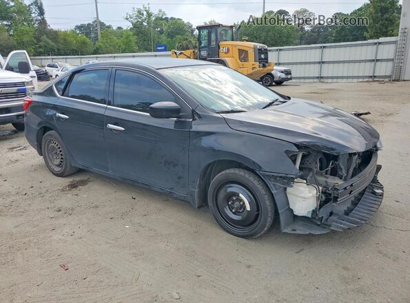 3N1AB7AP9JY348165 2018 NISSAN SENTRA Black Delantero derecho