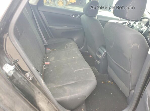 3N1AB7AP9JY348165 2018 NISSAN SENTRA Black Vista de los asientos traseros