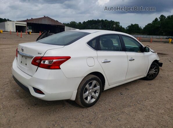 3N1AB7AP9KL606120 2019 NISSAN SENTRA White Trasero derecho