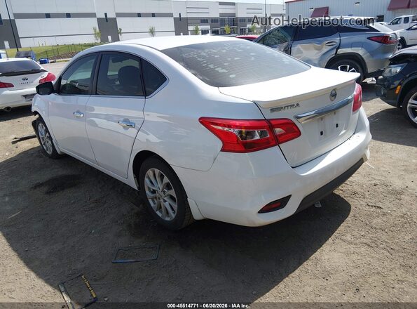 3N1AB7AP9KY203533 2019 NISSAN SENTRA White Հետևի ձախ