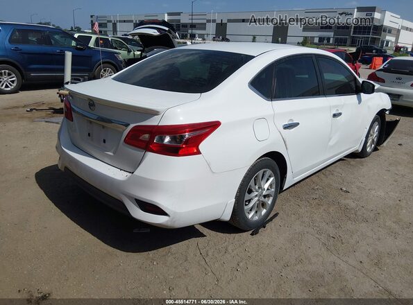 3N1AB7AP9KY203533 2019 NISSAN SENTRA White Հետևի աջ