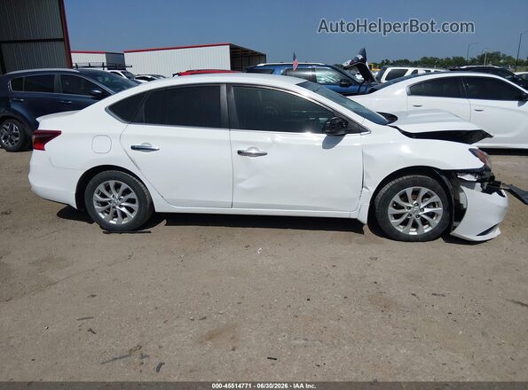 3N1AB7AP9KY203533 2019 NISSAN SENTRA White Սալոնի հետևի տեսք