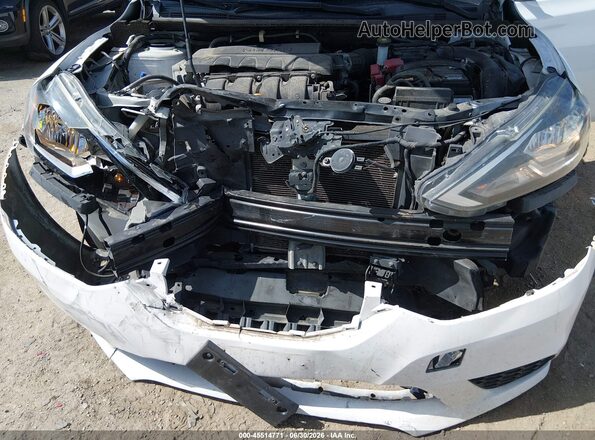 3N1AB7AP9KY203533 2019 NISSAN SENTRA White Հետևի տեսք