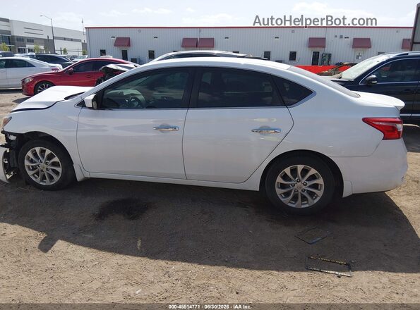 3N1AB7AP9KY203533 2019 NISSAN SENTRA White Սալոնի 360 աստիճան տեսք