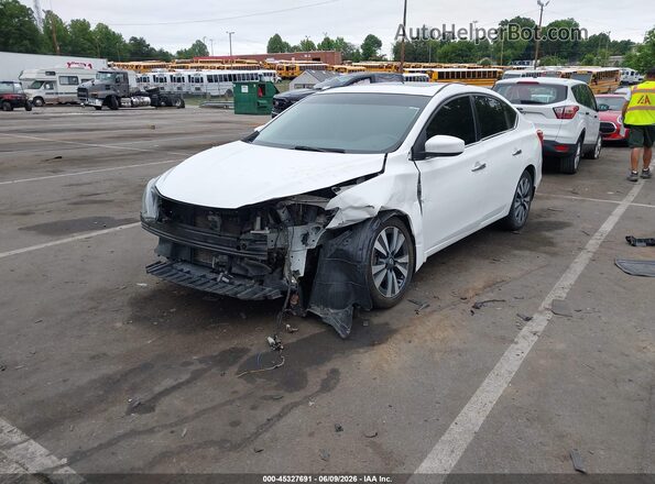 3N1AB7AP9KY232241 2019 NISSAN SENTRA White წინა მარცხენა ხედი სამი მეოთხედიდან