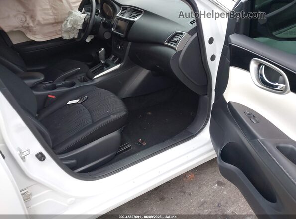 3N1AB7AP9KY232241 2019 NISSAN SENTRA White წინა სალონის ხედი