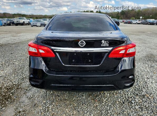 3N1AB7AP9KY236323 2019 NISSAN SENTRA Black Հետևի տեսք