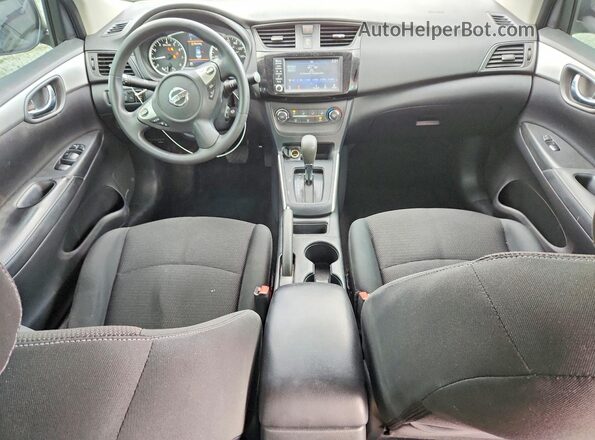 3N1AB7AP9KY236323 2019 NISSAN SENTRA Black Առջևի վահանակի տեսք