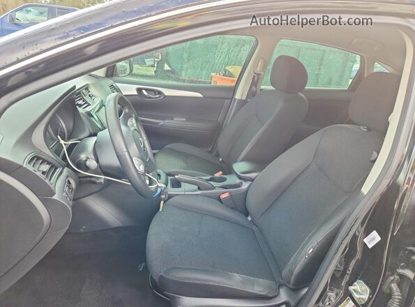 3N1AB7AP9KY236323 2019 NISSAN SENTRA Black Սալոնի դիմացի տեսք