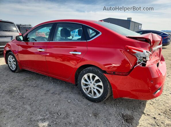 3N1AB7AP9KY239917 2019 NISSAN SENTRA Red Tył lewy