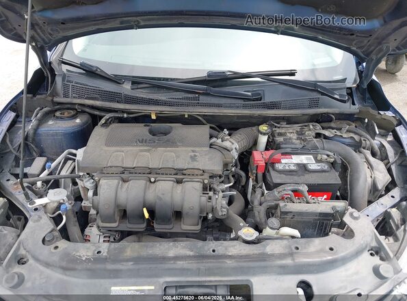 3N1AB7AP9KY241117 2019 NISSAN SENTRA Синий Вид сзади