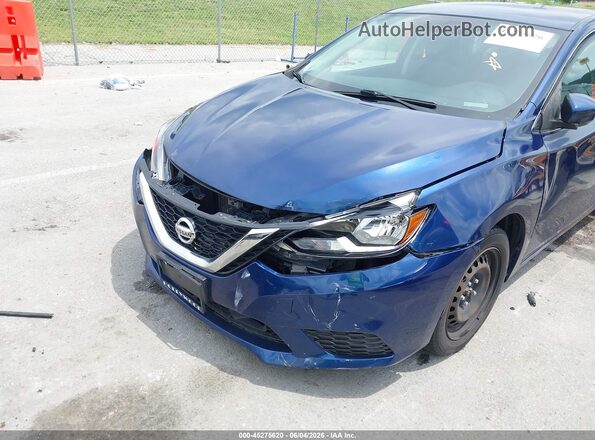 3N1AB7AP9KY241117 2019 NISSAN SENTRA Синий Вид спереди