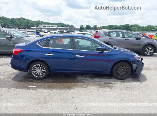 3N1AB7AP9KY241117 2019 NISSAN SENTRA Синий Вид задней части салона