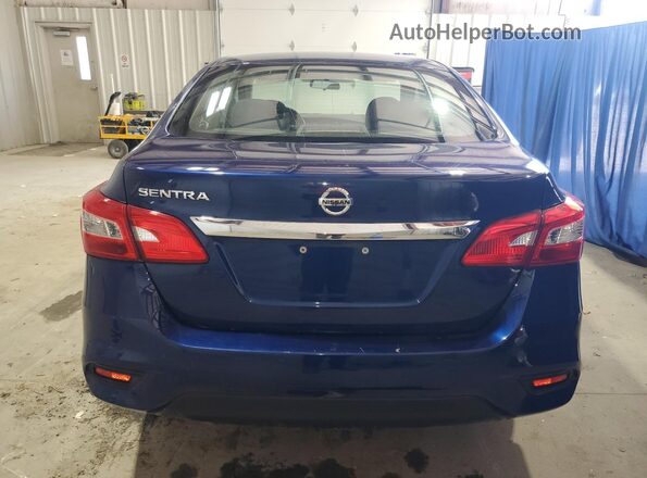 3N1AB7AP9KY247225 2019 NISSAN SENTRA Blue 