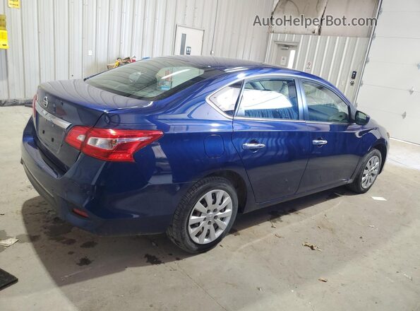 3N1AB7AP9KY247225 2019 NISSAN SENTRA Blue 