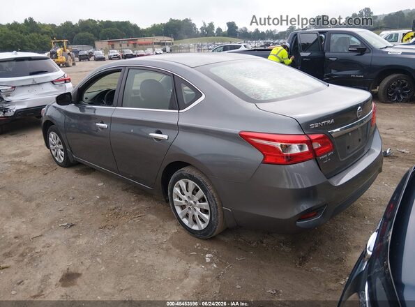 3N1AB7AP9KY261593 2019 NISSAN SENTRA Gray უკანა მარცხენა