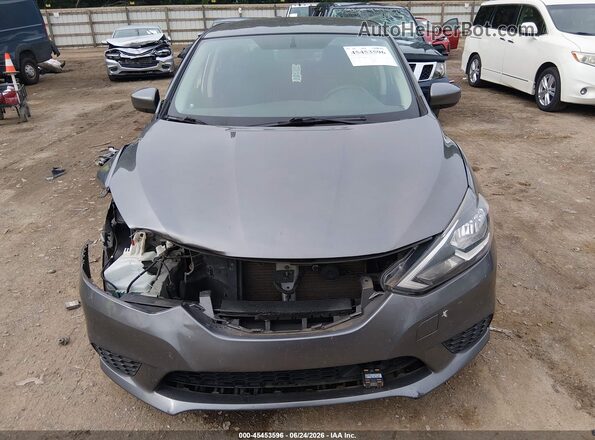 3N1AB7AP9KY261593 2019 NISSAN SENTRA Gray ხელსაწყოთა პანელის ხედი