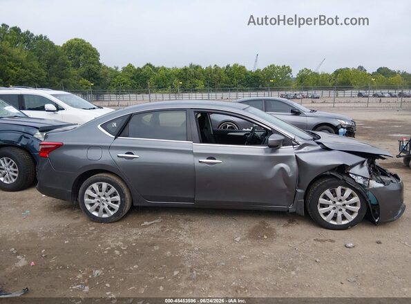3N1AB7AP9KY261593 2019 NISSAN SENTRA Gray უკანა სალონის ხედი