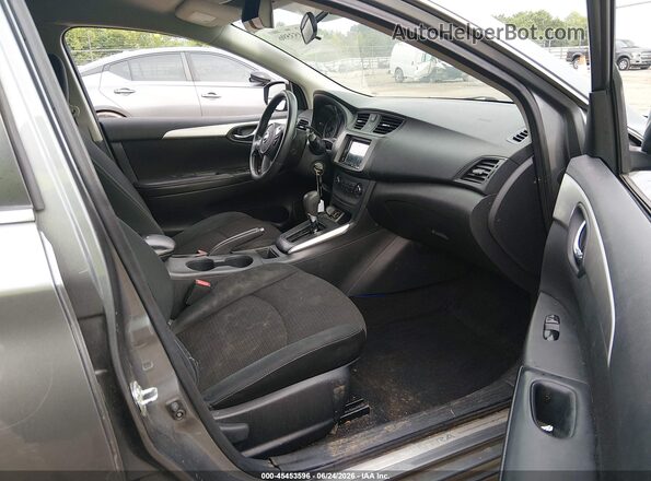 3N1AB7AP9KY261593 2019 NISSAN SENTRA Gray წინა სალონის ხედი