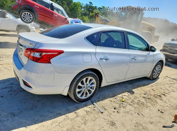 3N1AB7AP9KY300327 2019 NISSAN SENTRA White Trasero derecho