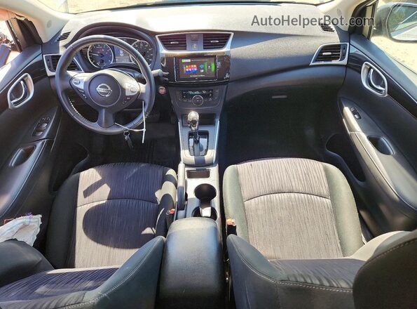 3N1AB7AP9KY300327 2019 NISSAN SENTRA White Vista del salpicadero