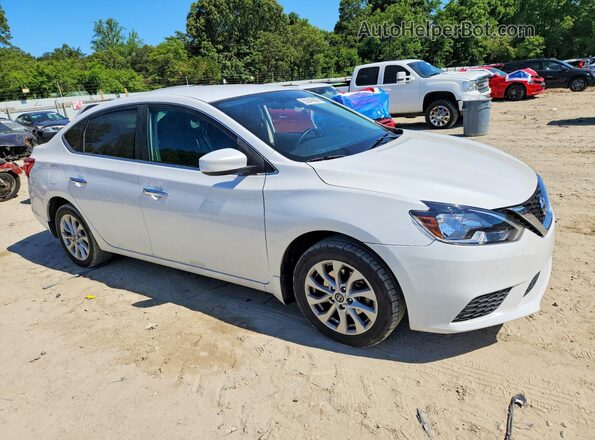 3N1AB7AP9KY300327 2019 NISSAN SENTRA White Delantero derecho