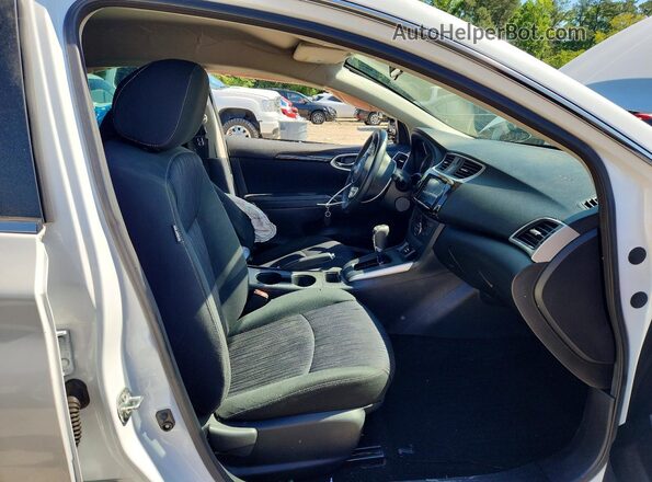 3N1AB7AP9KY300327 2019 NISSAN SENTRA White Vista interior delantera