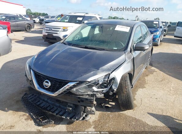 3N1AB7AP9KY302630 2019 NISSAN SENTRA Gray Передня ліва чверть