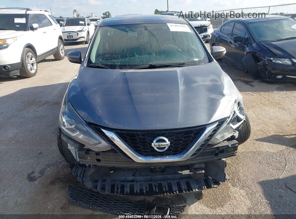3N1AB7AP9KY302630 2019 NISSAN SENTRA Gray Вид щитка приладів