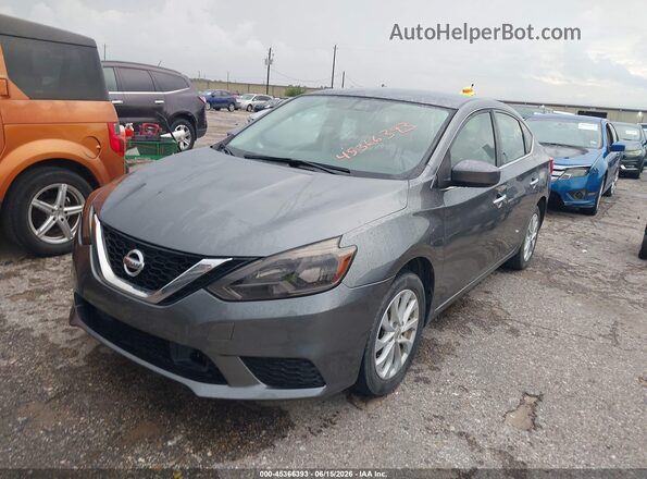 3N1AB7AP9KY310453 2019 NISSAN SENTRA Gray Передня ліва чверть