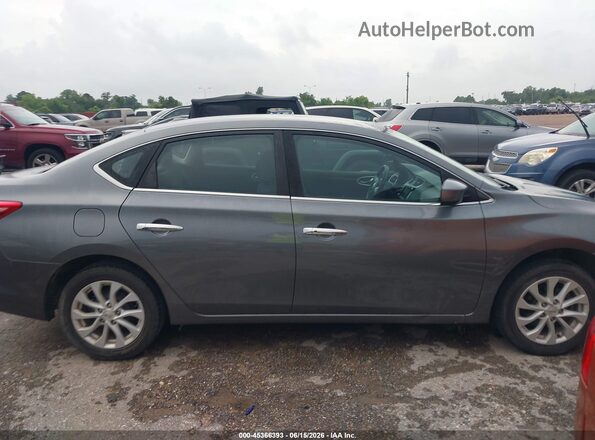 3N1AB7AP9KY310453 2019 NISSAN SENTRA Gray Вид задньої частини салону