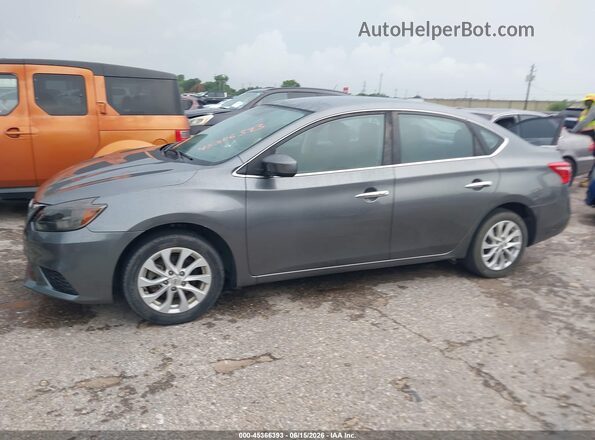3N1AB7AP9KY310453 2019 NISSAN SENTRA Gray Панорамний вид салону 360°