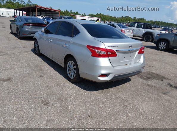 3N1AB7AP9KY312817 2019 NISSAN SENTRA Silver Հետևի ձախ