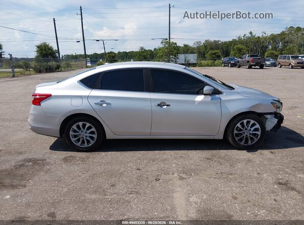 3N1AB7AP9KY312817 2019 NISSAN SENTRA Silver Սալոնի հետևի տեսք