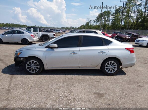 3N1AB7AP9KY312817 2019 NISSAN SENTRA Silver Սալոնի 360 աստիճան տեսք