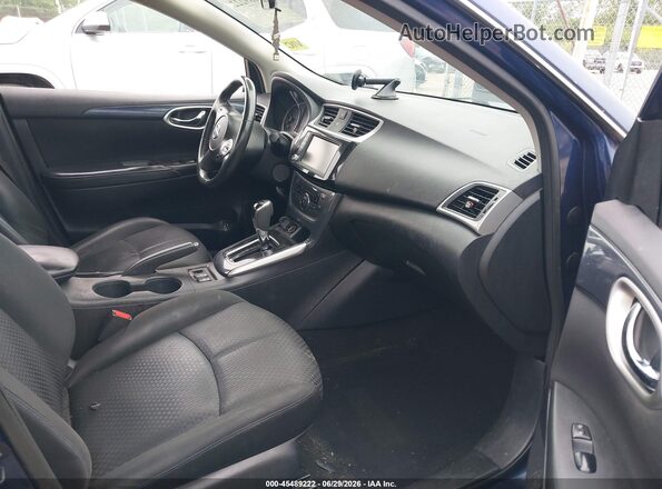 3N1AB7AP9KY320190 2019 NISSAN SENTRA Blue წინა სალონის ხედი