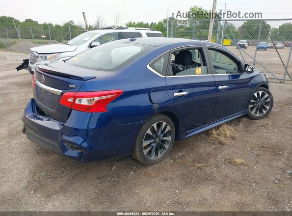3N1AB7AP9KY320190 2019 NISSAN SENTRA Blue უკანა მარჯვენა