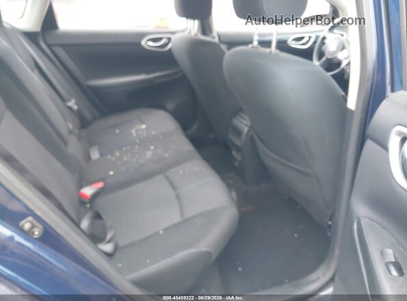 3N1AB7AP9KY320190 2019 NISSAN SENTRA Blue VIN კოდის სტიკერის ხედი