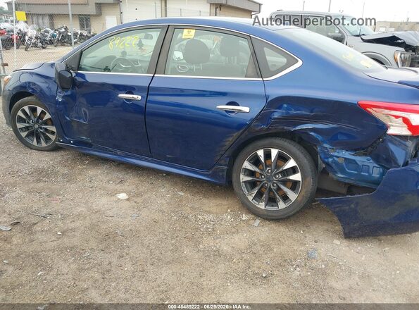 3N1AB7AP9KY320190 2019 NISSAN SENTRA Blue წინა ხედი