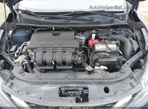 3N1AB7AP9KY320190 2019 NISSAN SENTRA Blue უკანა ხედი