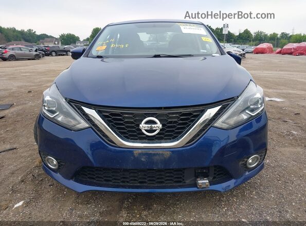 3N1AB7AP9KY320190 2019 NISSAN SENTRA Blue ხელსაწყოთა პანელის ხედი