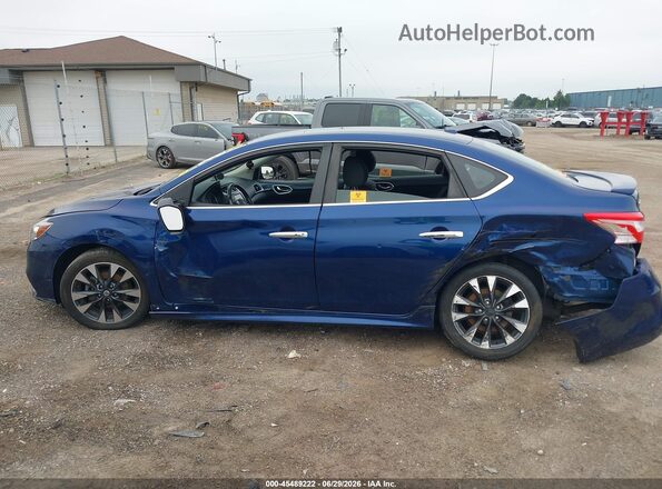 3N1AB7AP9KY320190 2019 NISSAN SENTRA Blue სალონის 360-გრადუსიანი ხედი