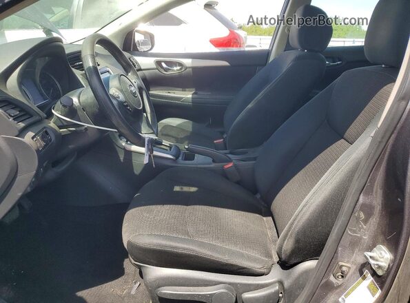 3N1AB7AP9KY322991 2019 NISSAN SENTRA Gray წინა სალონის ხედი