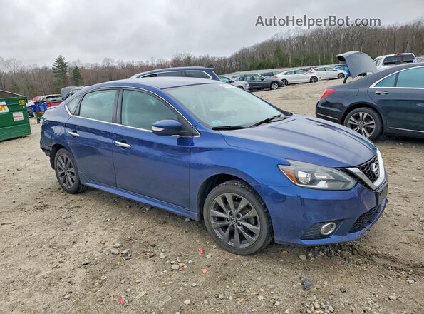 3N1AB7AP9KY338379 2019 NISSAN SENTRA Blue Przód prawy