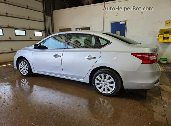 3N1AB7AP9KY358857 2019 NISSAN SENTRA Silver Trasero izquierdo