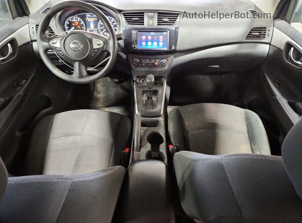 3N1AB7AP9KY358857 2019 NISSAN SENTRA Silver Vista del salpicadero