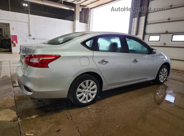 3N1AB7AP9KY358857 2019 NISSAN SENTRA Silver Trasero derecho