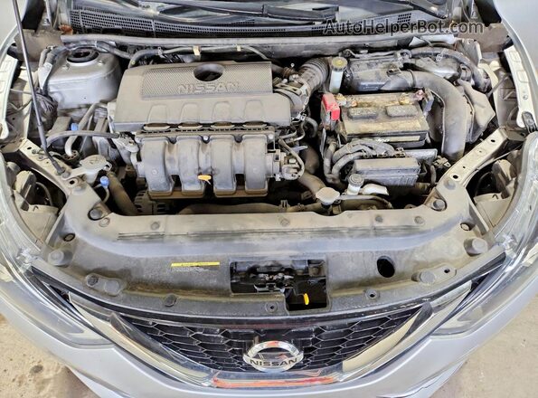 3N1AB7AP9KY358857 2019 NISSAN SENTRA Silver Vista interior trasera