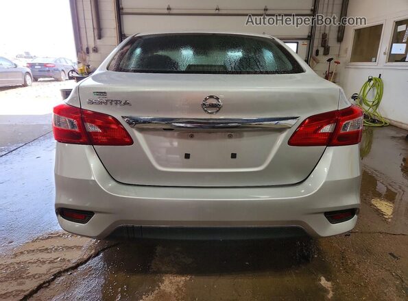 3N1AB7AP9KY358857 2019 NISSAN SENTRA Silver Vista trasera